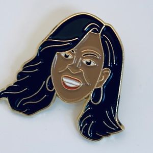 Michelle Obama Soft Enamel Lapel Pin